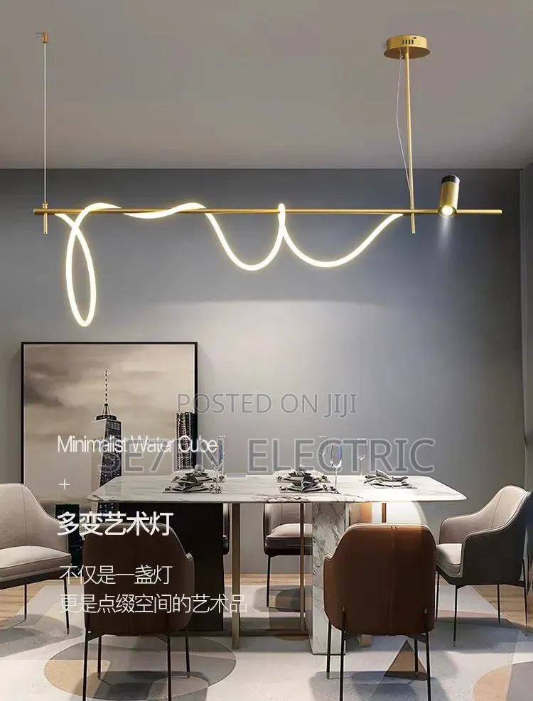 Led Flexible Tube Chandelier Lighting