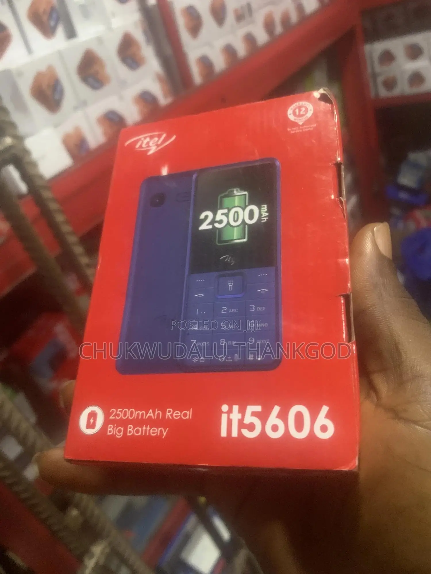 New Itel it5606 Black