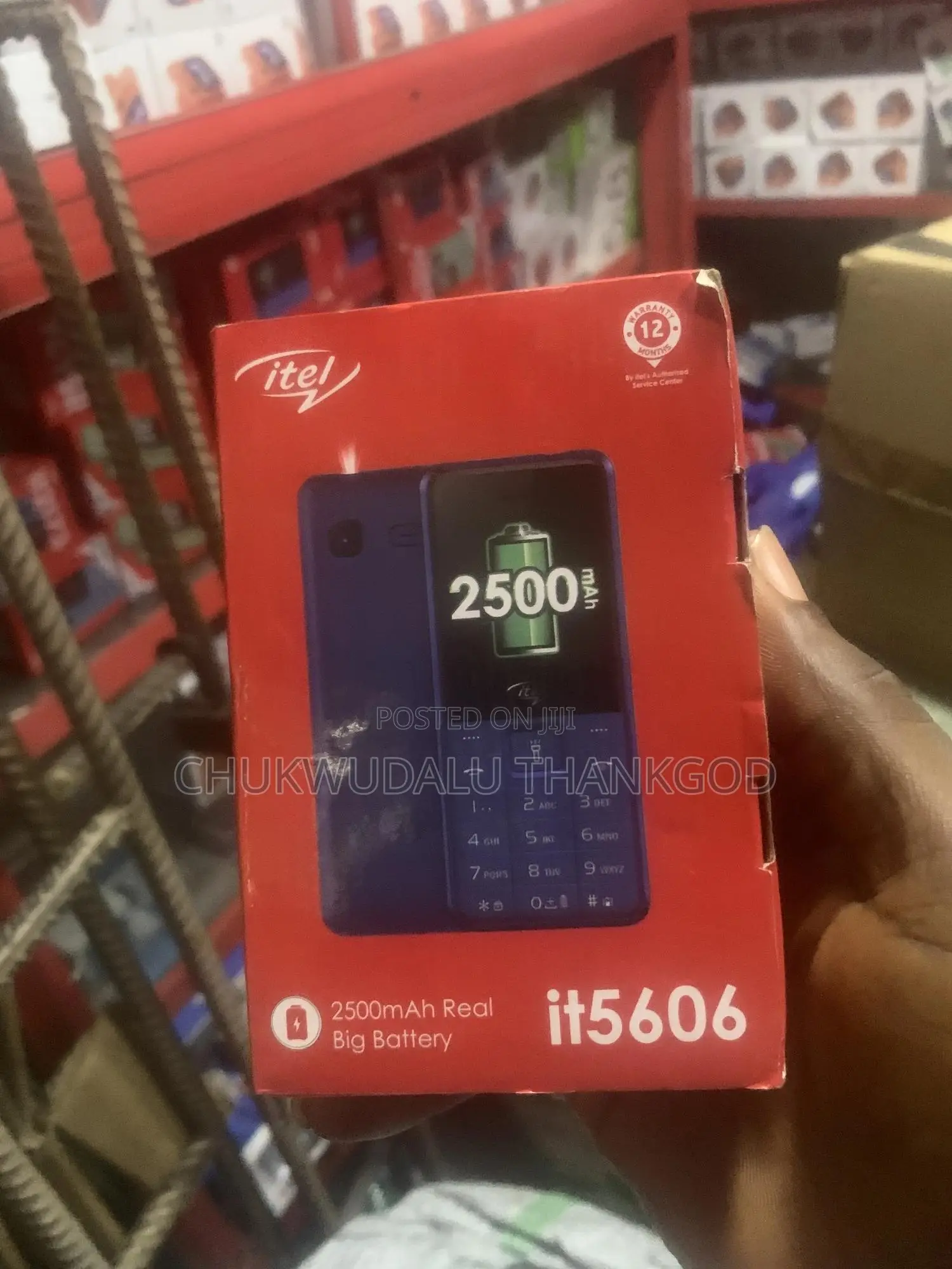 New Itel it5606 Black