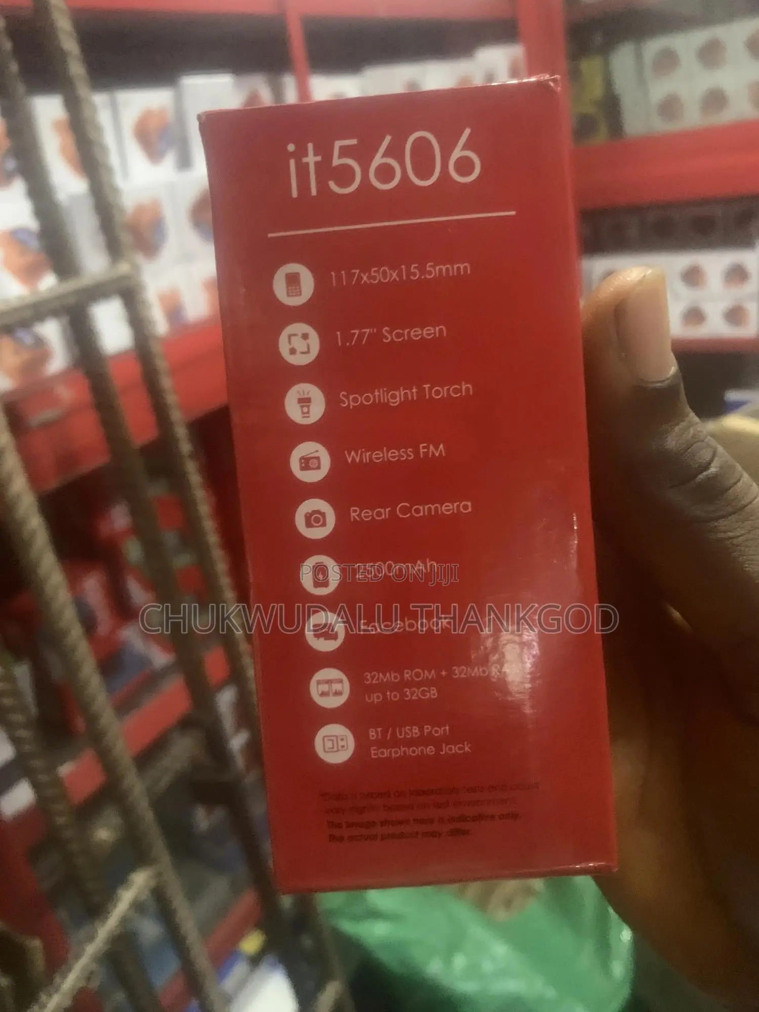 New Itel it5606 Black