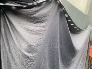Thick Dark Grey Curtain