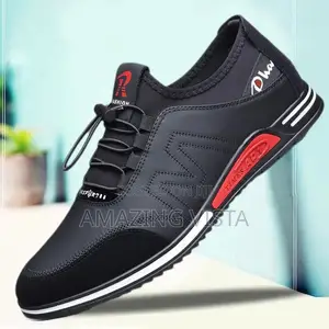 Men Casual Lace-Up Sneakers Lightweight Comfortable Fashion Shoes