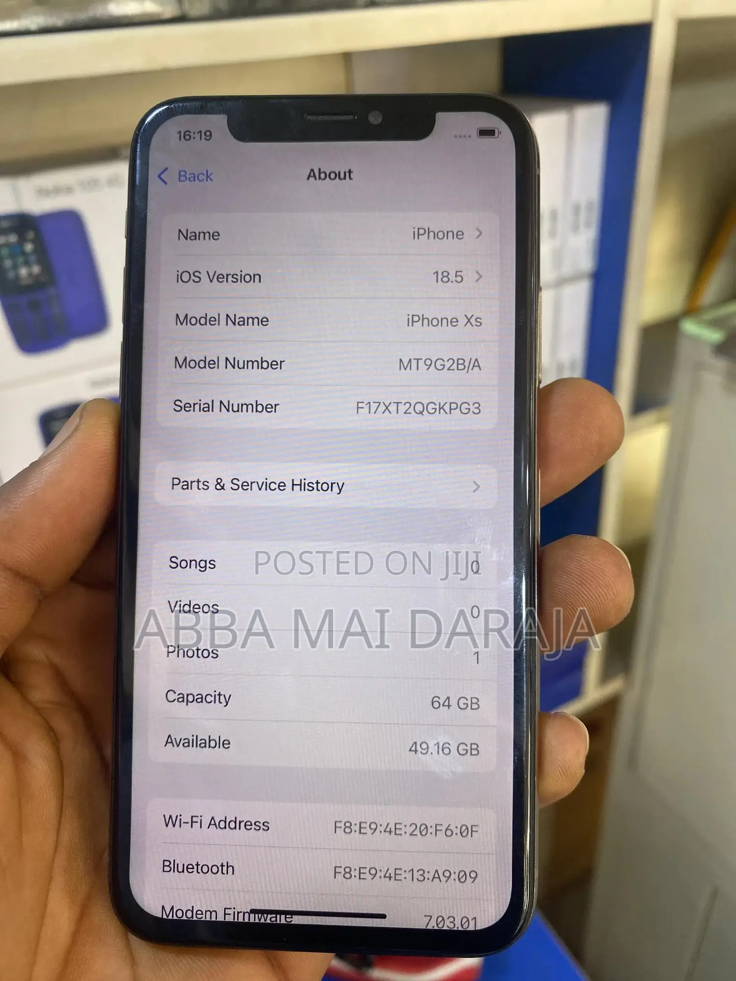 Apple iPhone XS 64 GB Gold
