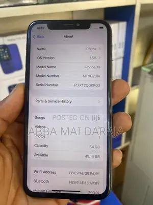 Apple iPhone XS 64 GB Gold