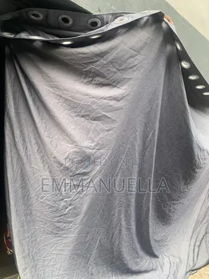Thick Dark Grey Curtain