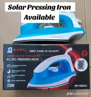 Solar Pressing Iron