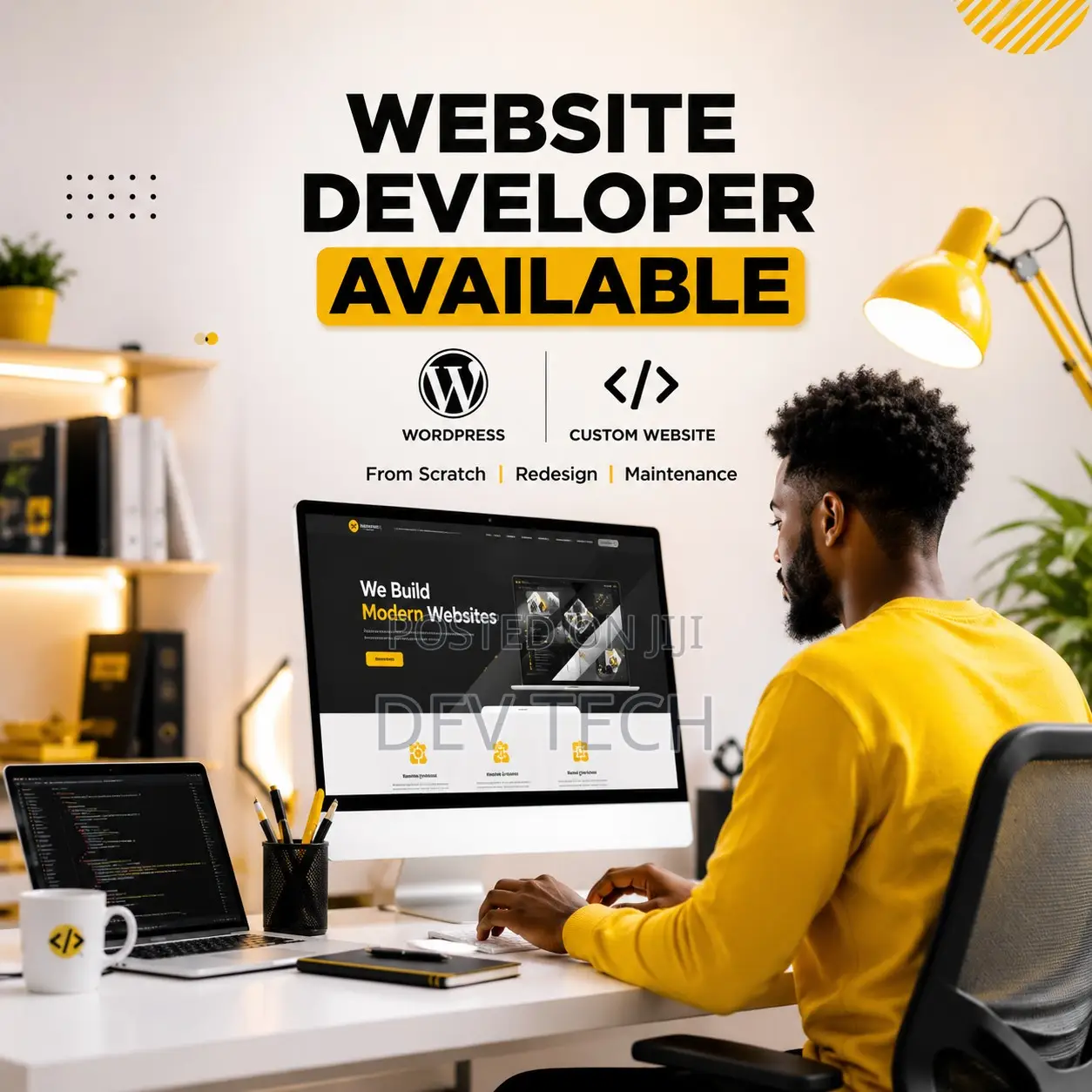 Website Developer Available – Wordpress Custom Website Development