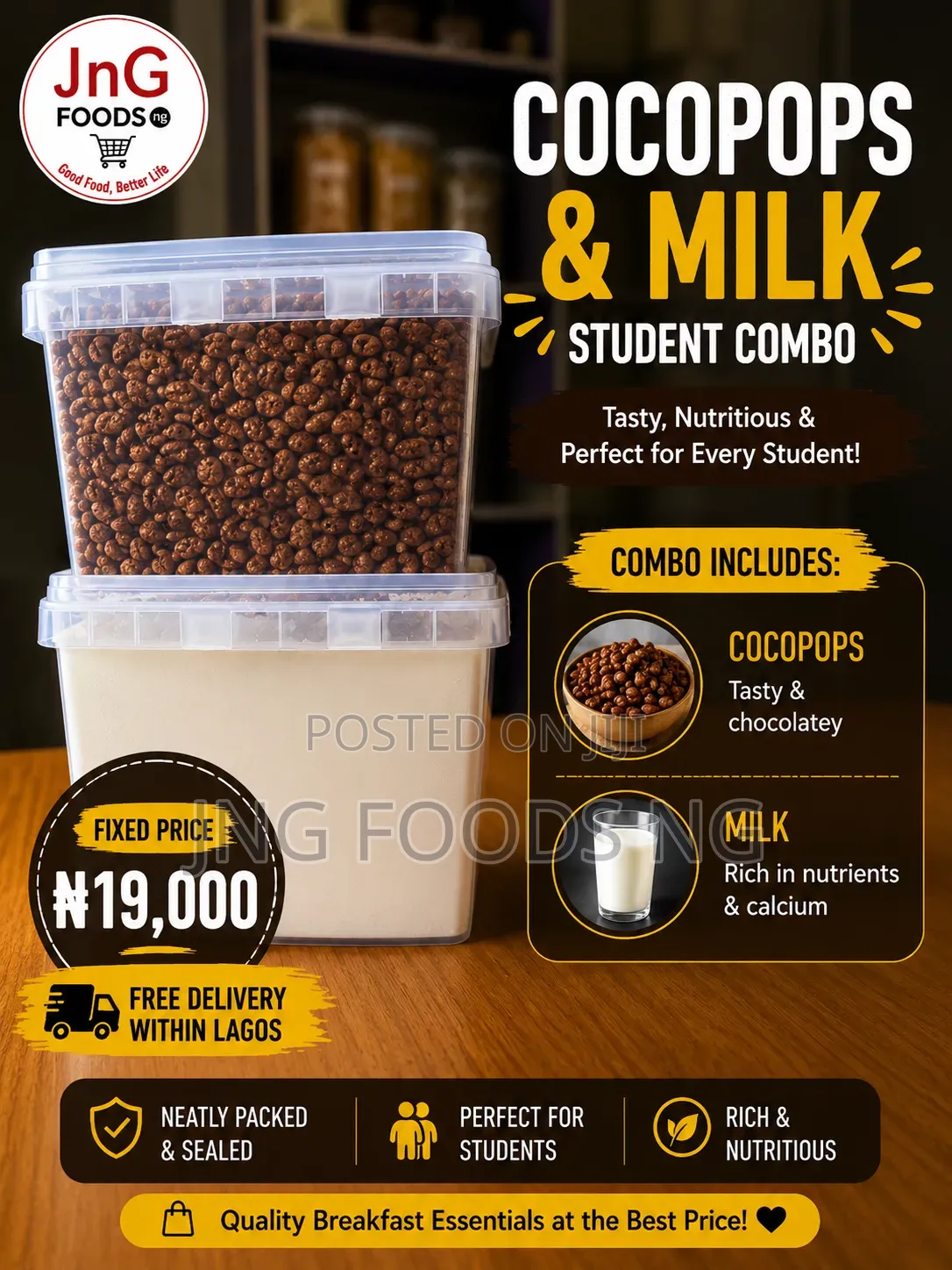 Cocopops Milk Student Combo Lagos