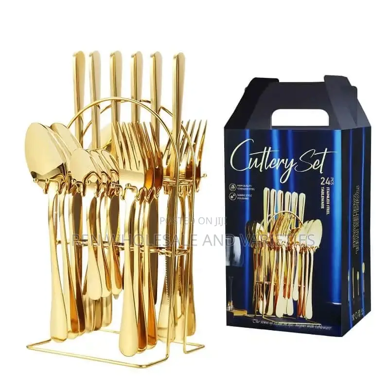 Gold Cutlery Set