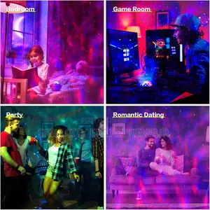 Galaxy Light Projector With Bluetooth Music Speaker Remote