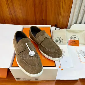 Hermès Job Loafers in Suede