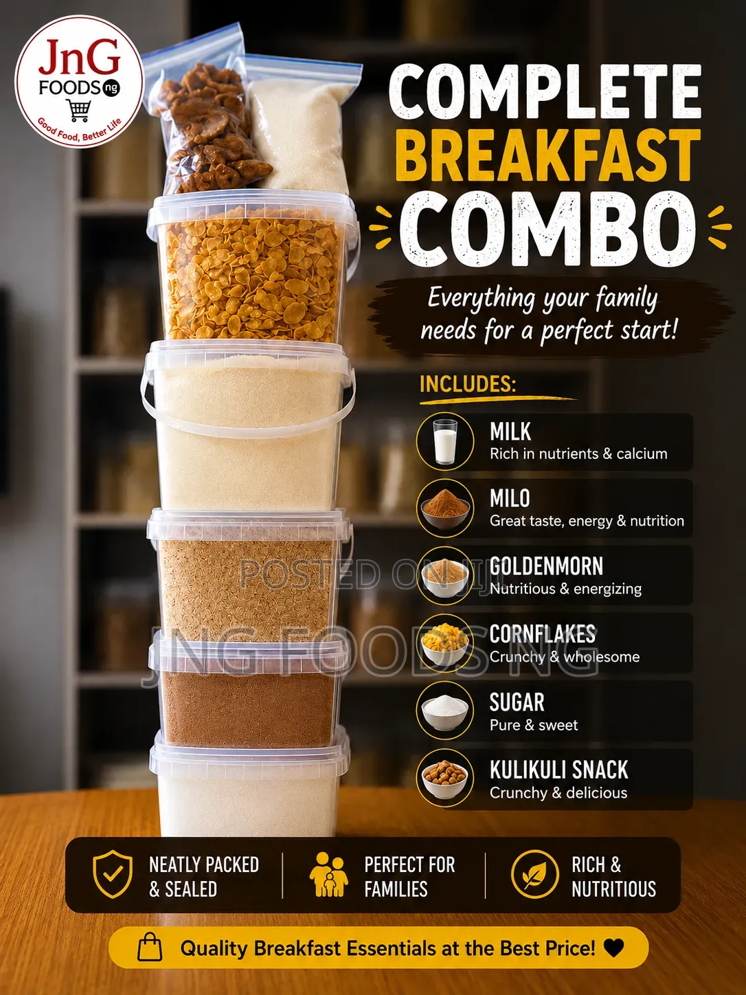 Complete Family Breakfast Combo Lagos