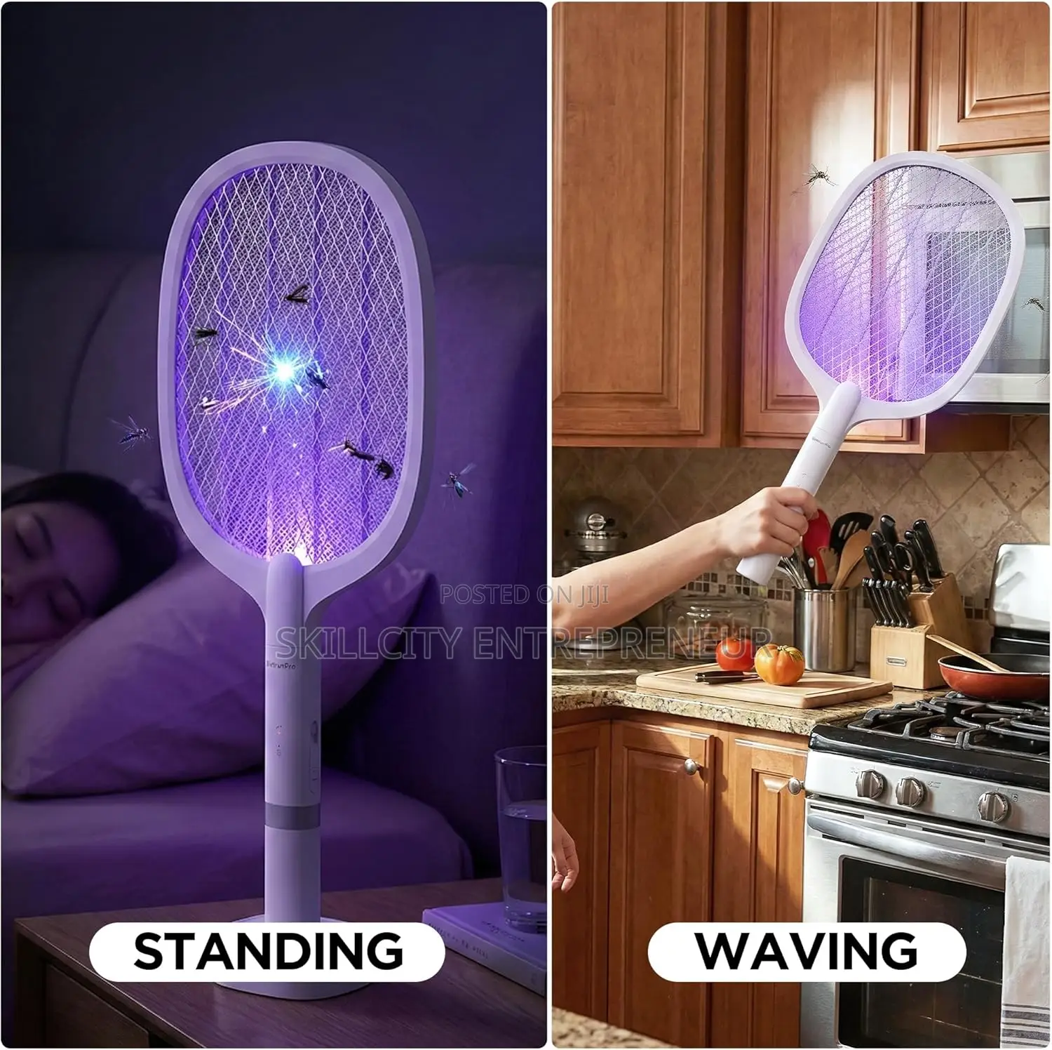 Rechargeable Battery Handheld Electric Fly Swatter
