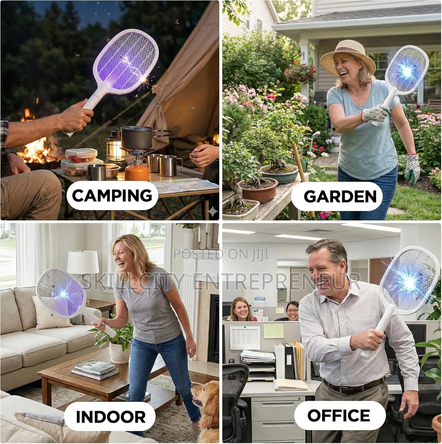 Rechargeable Battery Handheld Electric Fly Swatter