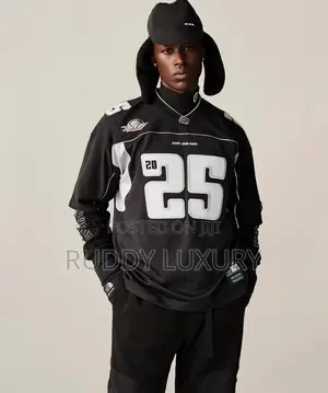 Aimé Leon Dore × Mitchell Ness Oversized Appliquéd Mesh T-Shirt