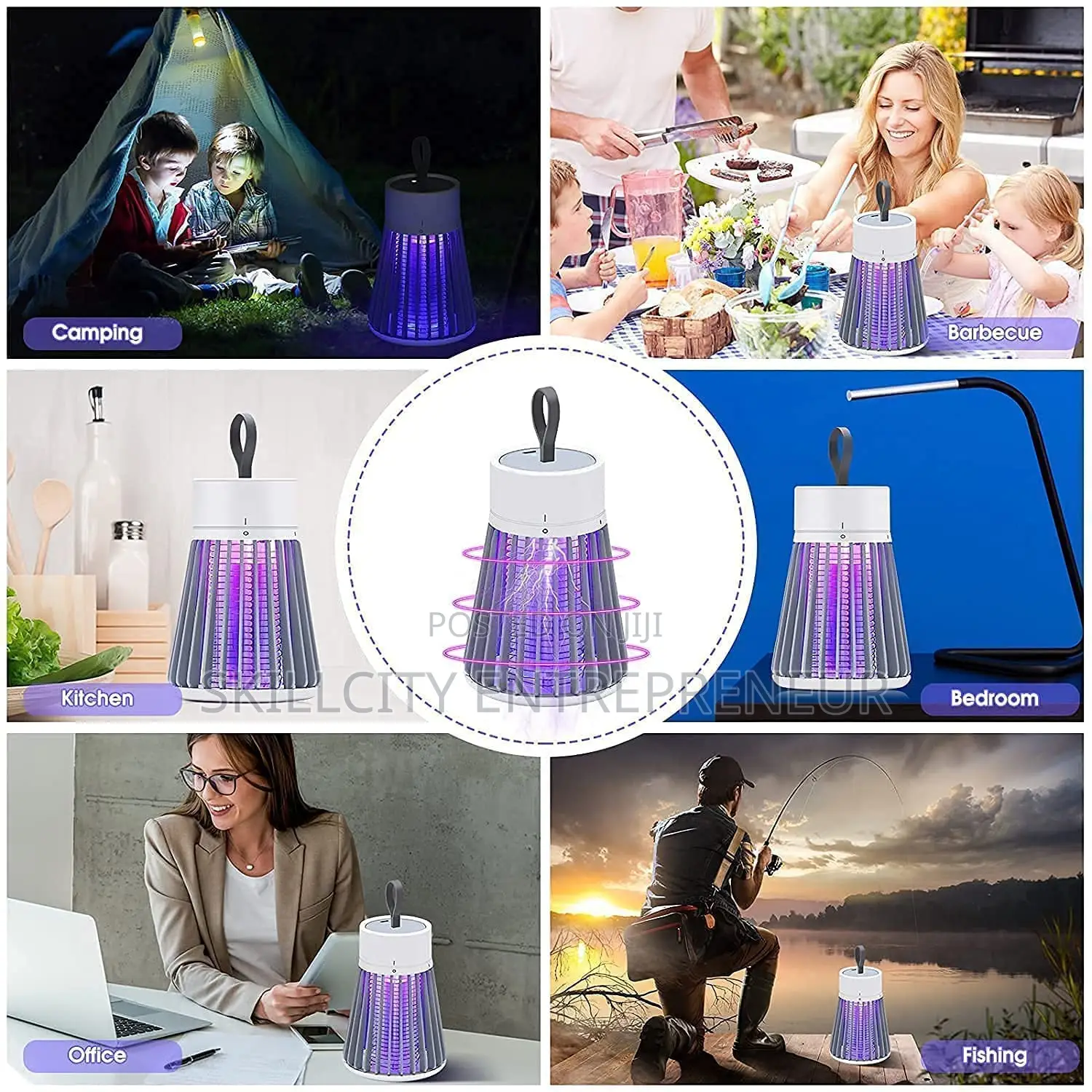 Mosquito Insect Bug Zapper Trap Killer Led Lamp