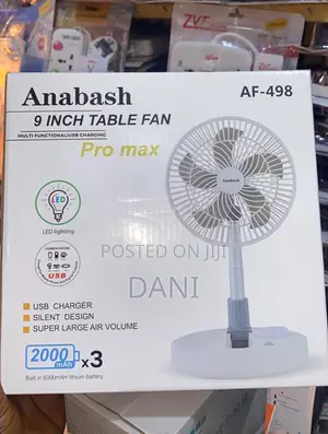 9 Inch Table Fan