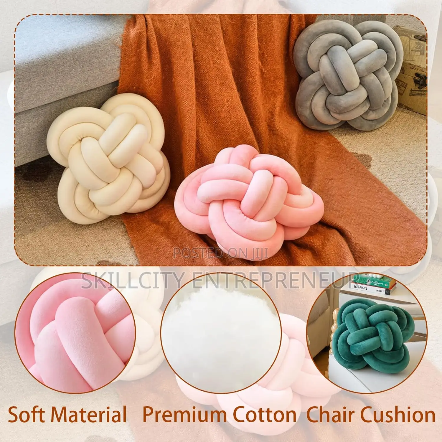 Knot Pillow Balls