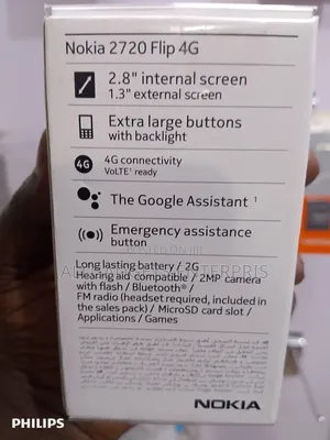 New Nokia 2720 Flip 512 GB Black