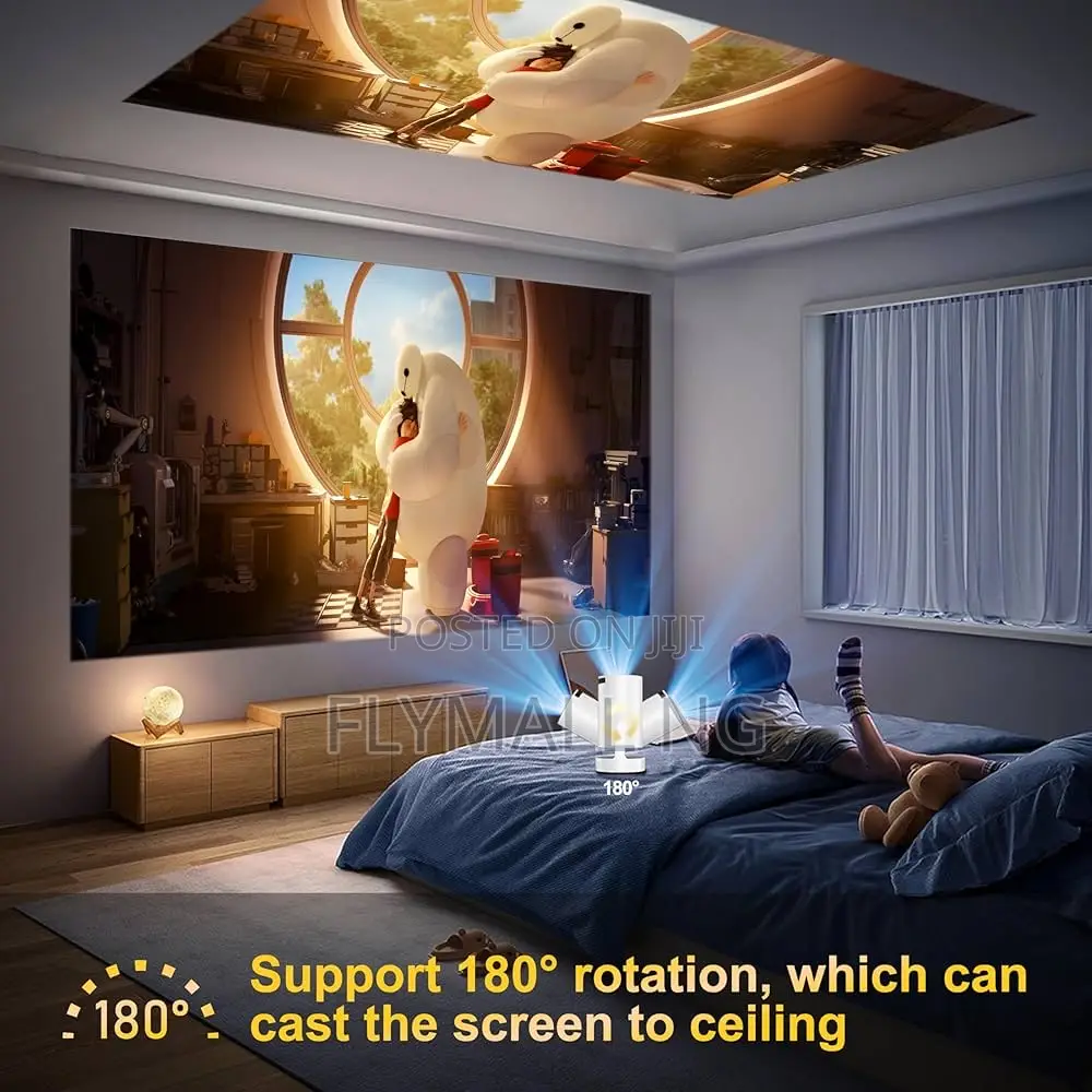 Hy300 Pro Max Smart Rechargeable Android Projectors
