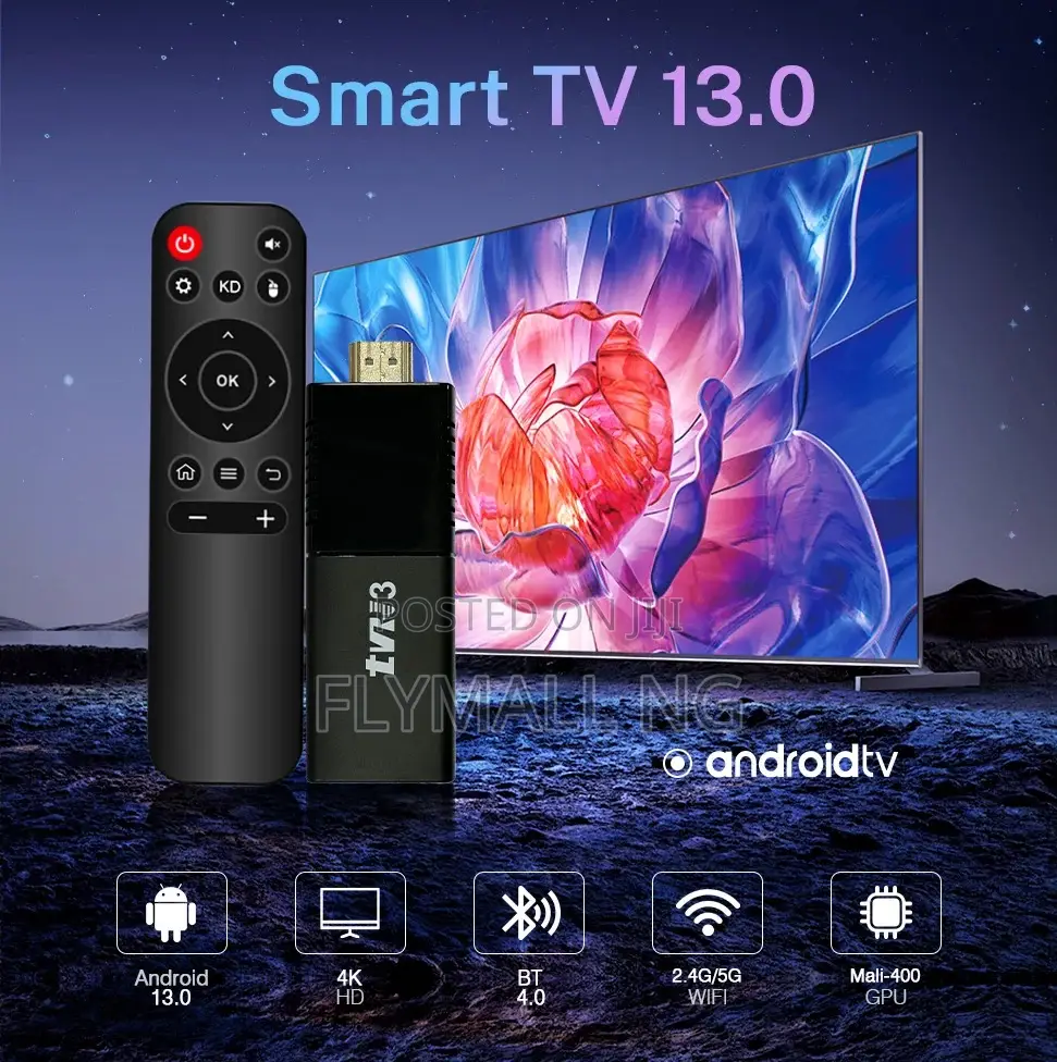 Tvr3 Pro Ultra Hd Android 13.0 Tv Stick