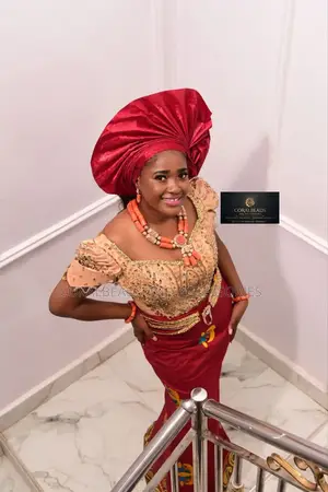 Luxury Traditional Coral Bead Set