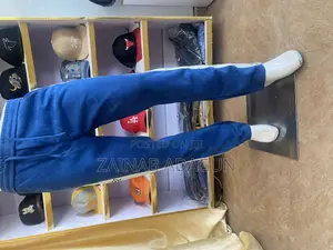 Quality Blue Joggers Available 