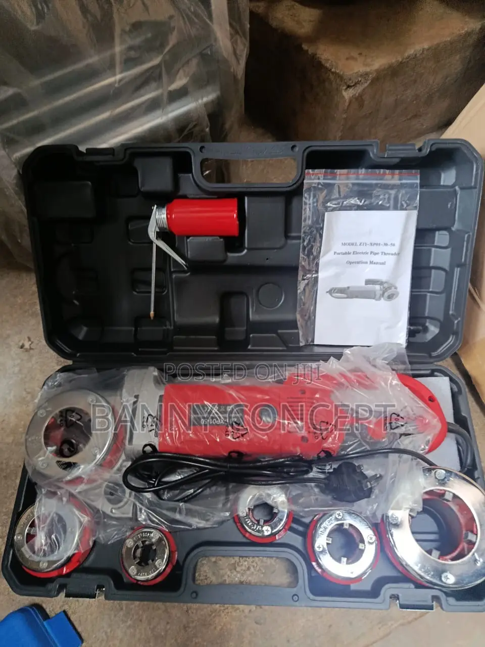Electric Pipe Threading Machine Set