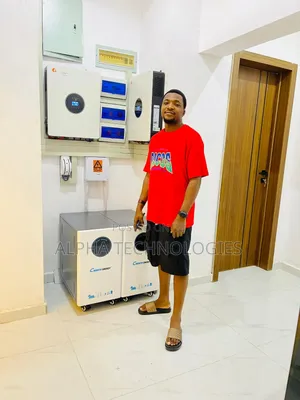 Complete Setup of 24kva Inverter+40kwh Lithium Battery+40pics of Panel