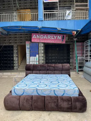 Brown Color Bedframe With Two Drawers