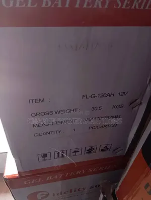 Fidelity 120ah Drycell Battery