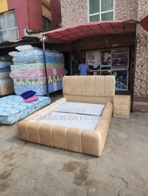 Cream Color Bedframe