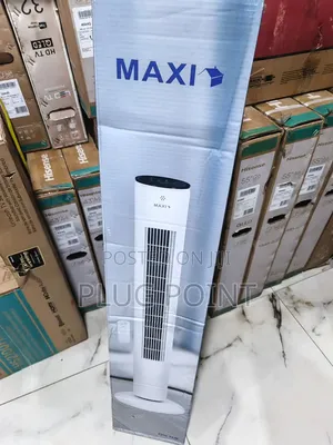 Maxi 40” Oscillating Fan With Stylish Black Finish