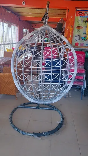 Gra and White With Red Cushion Swing Pipe
