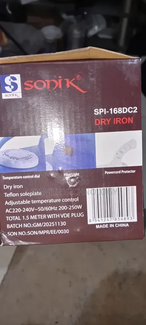 Dc Ac Sonik Pressing Iron