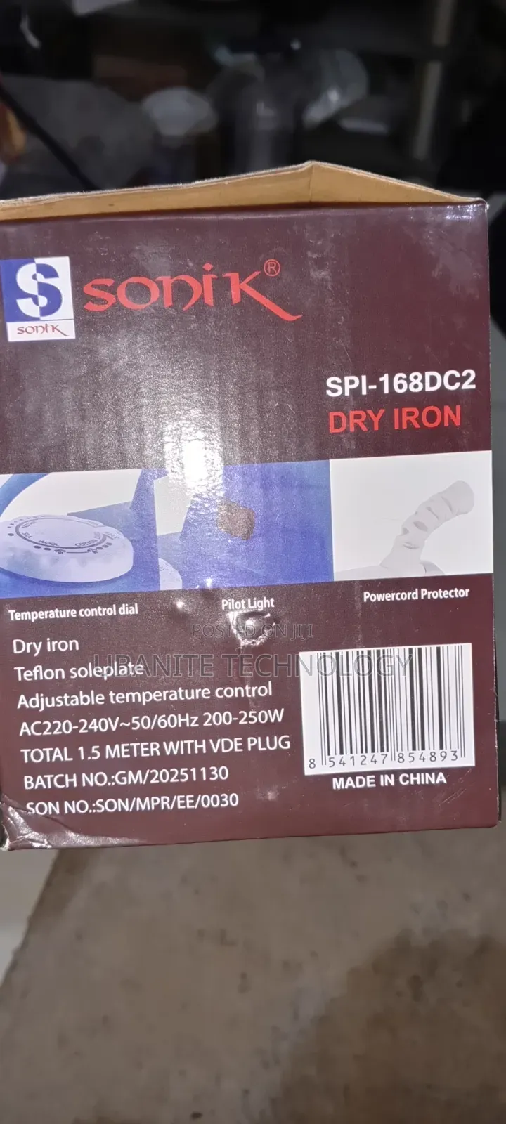 Dc Ac Sonik Pressing Iron