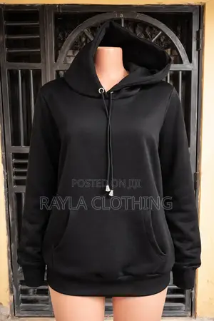 Unisex Black Hoodie