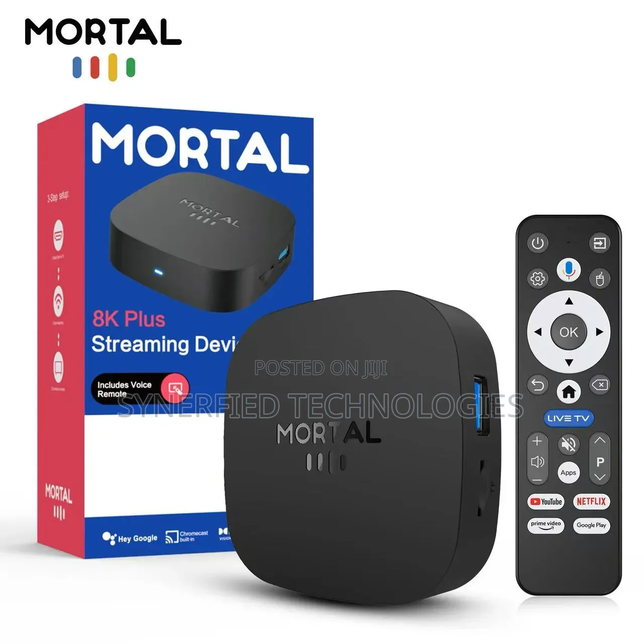 Mortal Plus Google Tv Box 8gb Ram, 128gb, Wi-Fi 6