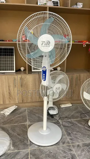 Pude Rechargeable Solar Fan