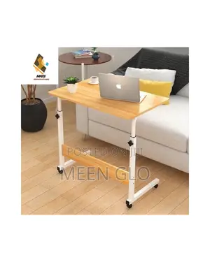 Generic Adjustable Laptop Table With Wheels