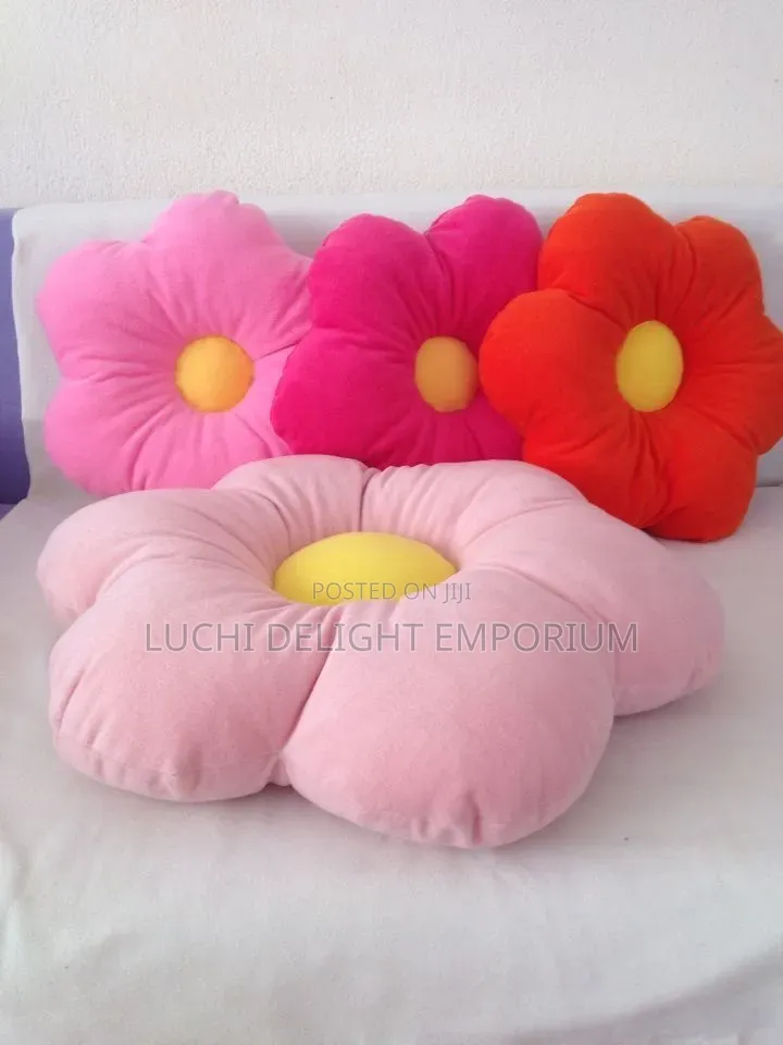Velvet Flower Throw Pillows