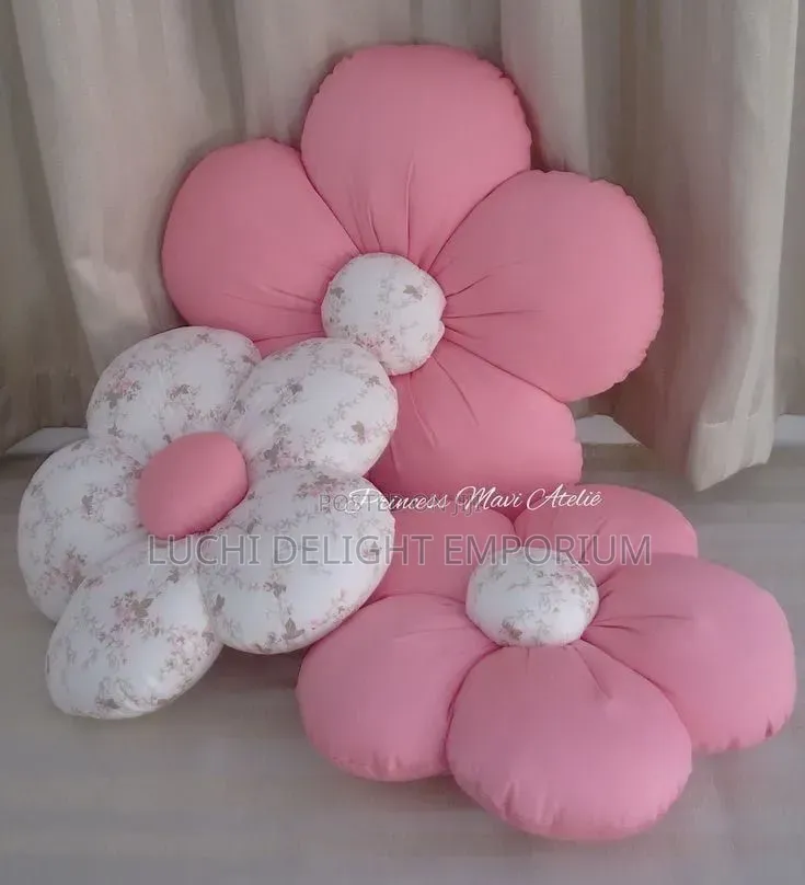 Velvet Flower Throw Pillows