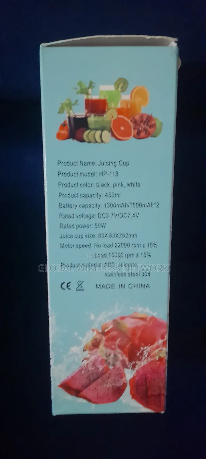 Juicer/Smoothie Maker Machine/Cup - Rechargeable