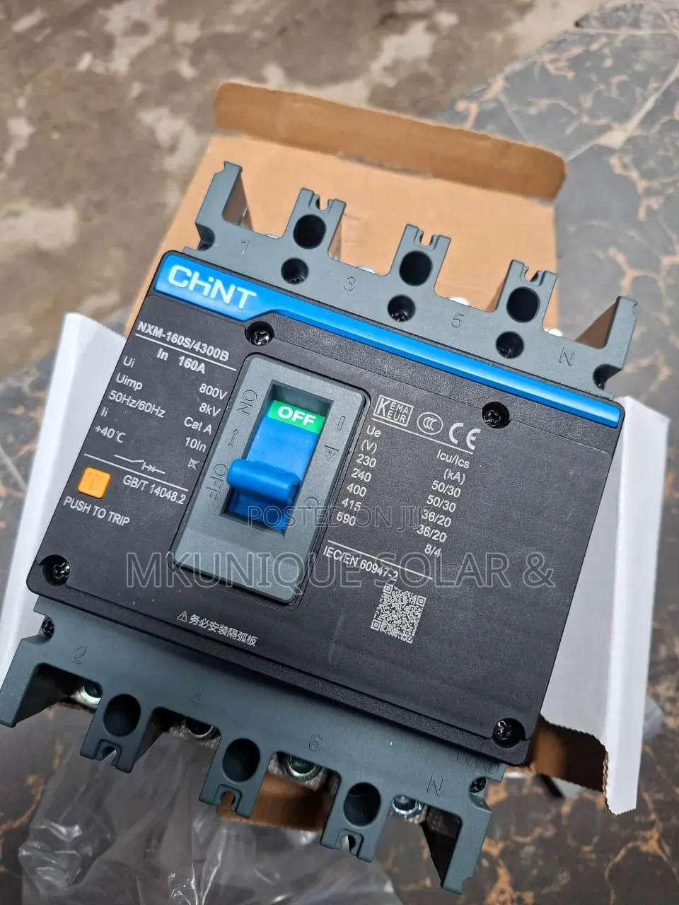 Chint Breaker 160a 4pole