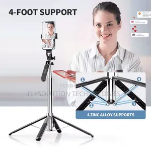 P180tk Phone Selfie Stick Bluetooth Remote Extendable Tripod Stand