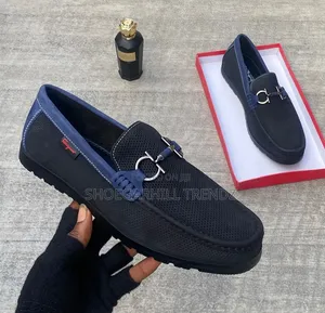 Mens Nubuck Breathable Loafers Shoes