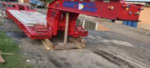 American Used 50ton Front Loader Lowbed Trailer Truck