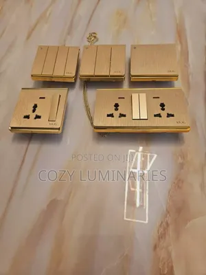 Luxury Gold Wall Socket Switch