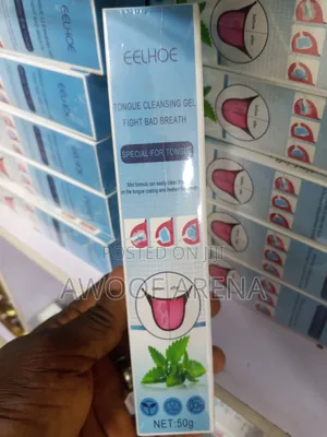Eelhoe Tongue Cleaning Gel With Silicone Scraper