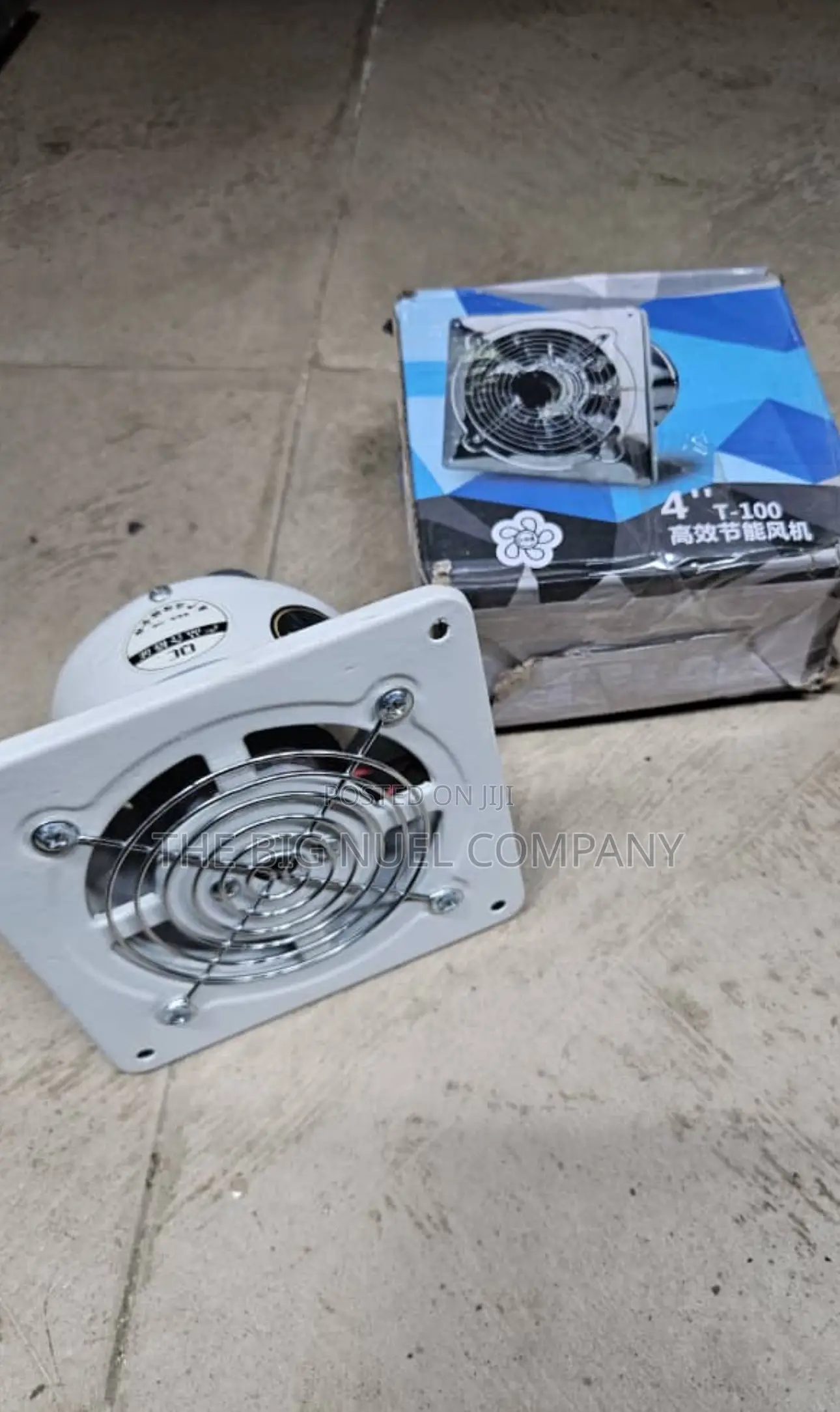 Iron Body Extrator Fan 4”